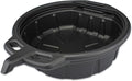 NEIKO 20762A Oil Drain Pan | Black Plastic Anti Splash | Motor Oil Drip Catcher by NeikoTools