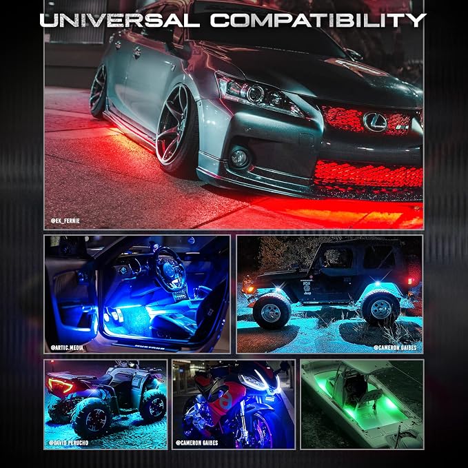 OPT7 Aura Flexible Underglow Car Lights - Image 7