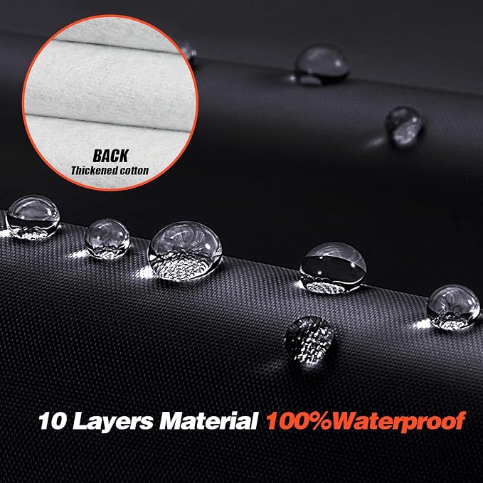 12-Layer Custom Fit Car Cover for Tesla Model X, Upgraded Waterproof - Image 2