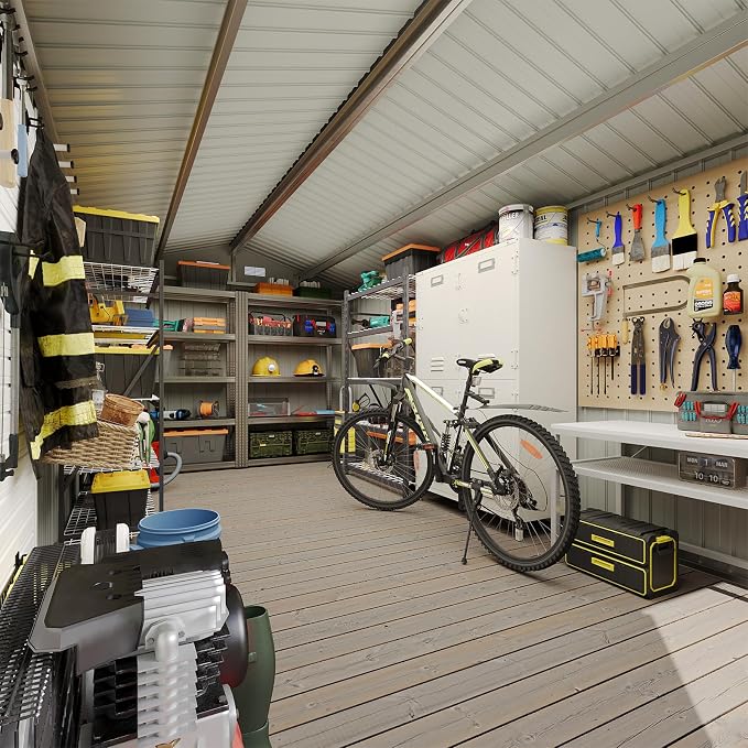 Aoxun 8 x 15FT Outdoor Storage Shed - Image 3