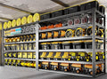 6 Tier Garage Shelving Heavy Duty, Commercial Metal Shelves by PMKES