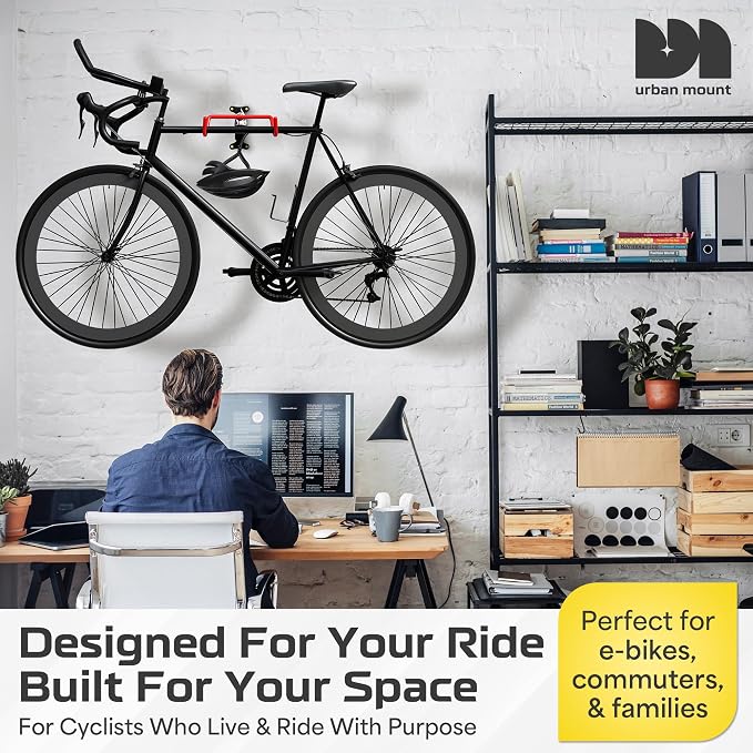 UrbanMount Wall Mount Bike Rack Garage - Image 8