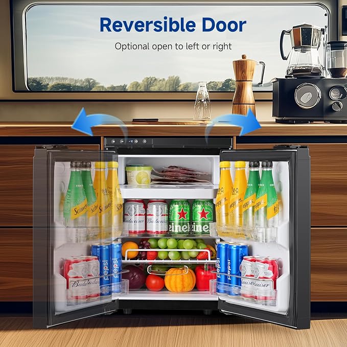 BODEGACOOLER 12 Volt RV Refrigerator, 35.4L RV Fridge - Image 3
