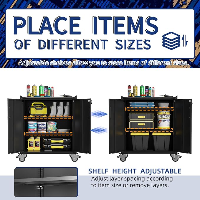 Metal Garage Storage Cabinet - Image 5