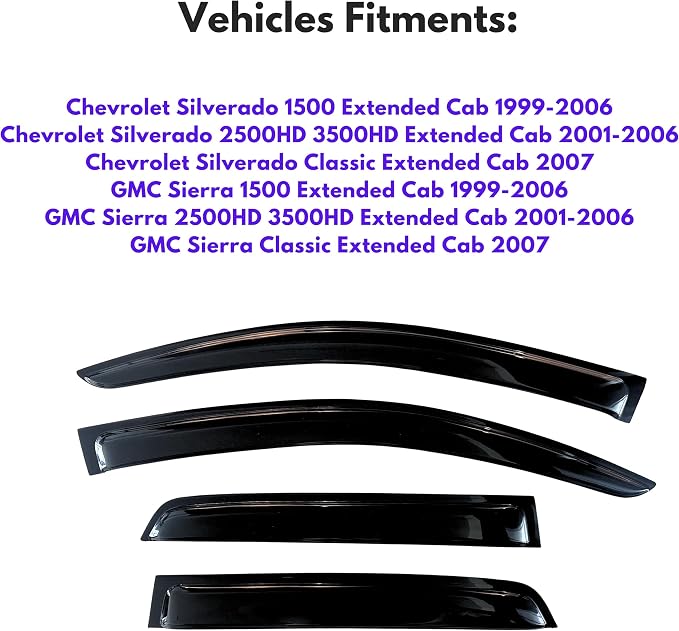 KPY Window Visors Compatible - Image 2