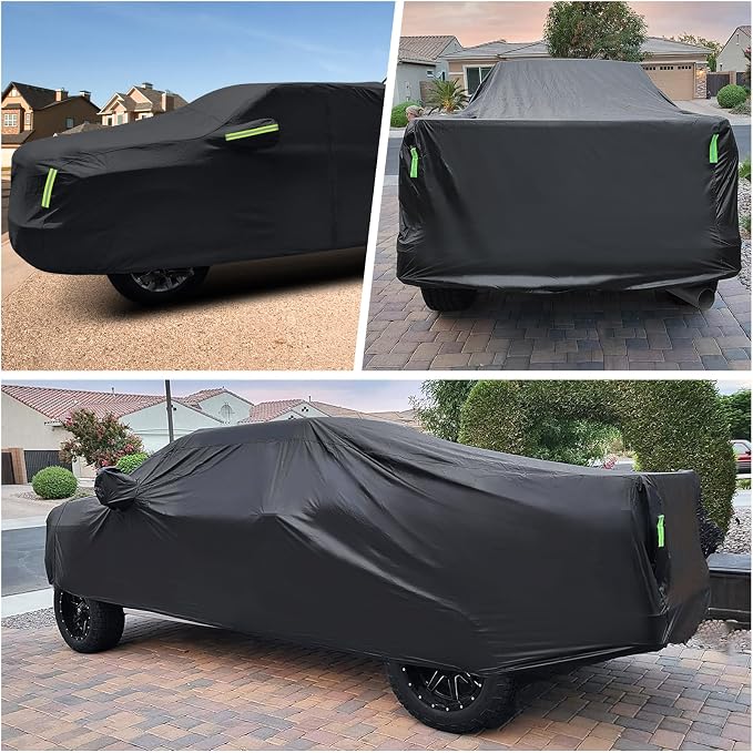 for Chevy Silverado 1500 Crew Cab 6.6 ft. Bed Truck Cover, Waterproof All - Image 7