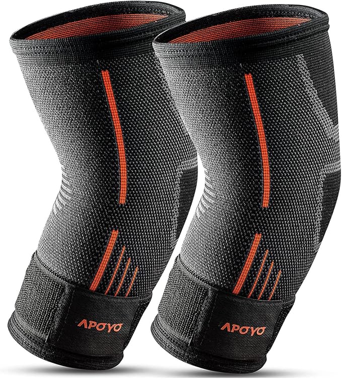 APOYO Elbow Brace for Tendonitis and Tennis Elbow, Compression Sleeve for by APOYO