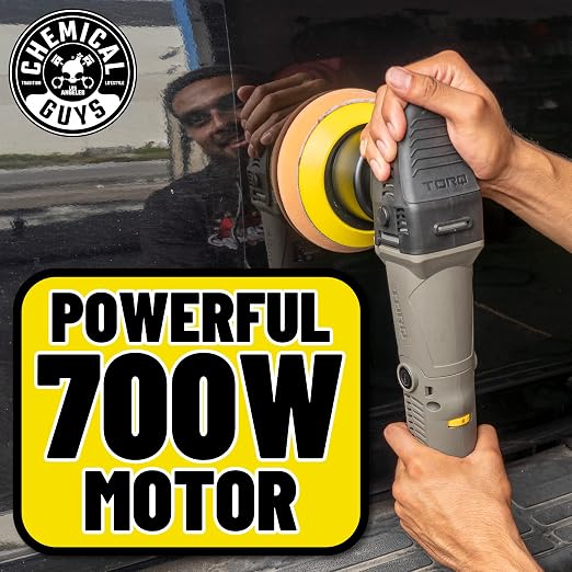 Chemical Guys BUF503 TORQX Random Orbital Polisher 700W, Orbit 8mm, 4.7 lb - Image 4