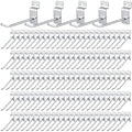 Moxweyeni 100 Pcs Heavy Duty Slatwall Panel Hooks Hanging Metal Slat Wall by Moxweyeni