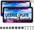 License Plate Frames Multicolor License Plate Cover Beautiful Galaxy Space by Unknown