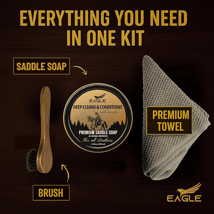 Saddle Soap for Leather – 3-Piece Saddle Soap Kit for Leather Cleaning - Image 5