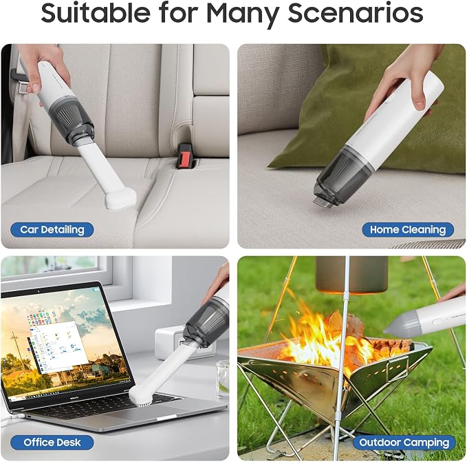 Handheld Vacuum Cordless, Car Vacuum Cleaner Portable - Image 4