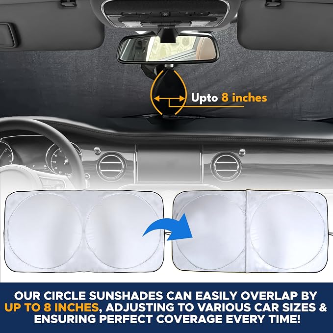 EcoNour Car Windshield Sunshade | Blocks 99% Heat & Keeps Interior Cool | - Image 5