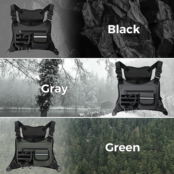 Outdoor Chest Bag For Men, EDC Chest Pack - Image 6