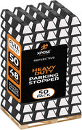 Xpose Safety 48" Heavy Duty Rubber Parking Stopper – Bulk Full Pallet 50 Pack by XposeSafety