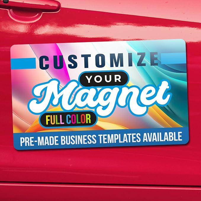 Custom Car Magnets for Business— Personalized Vehicle Magnetic Signs for Cars by instMerch
