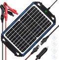 SUNER POWER Waterproof 12W 12V Solar Battery Charger & Maintainer Pro, Built-in by SUNERPOWER
