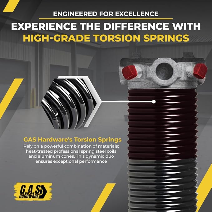 Garage Door Torsion Spring 234x2x25 Torsion Springs - Image 6