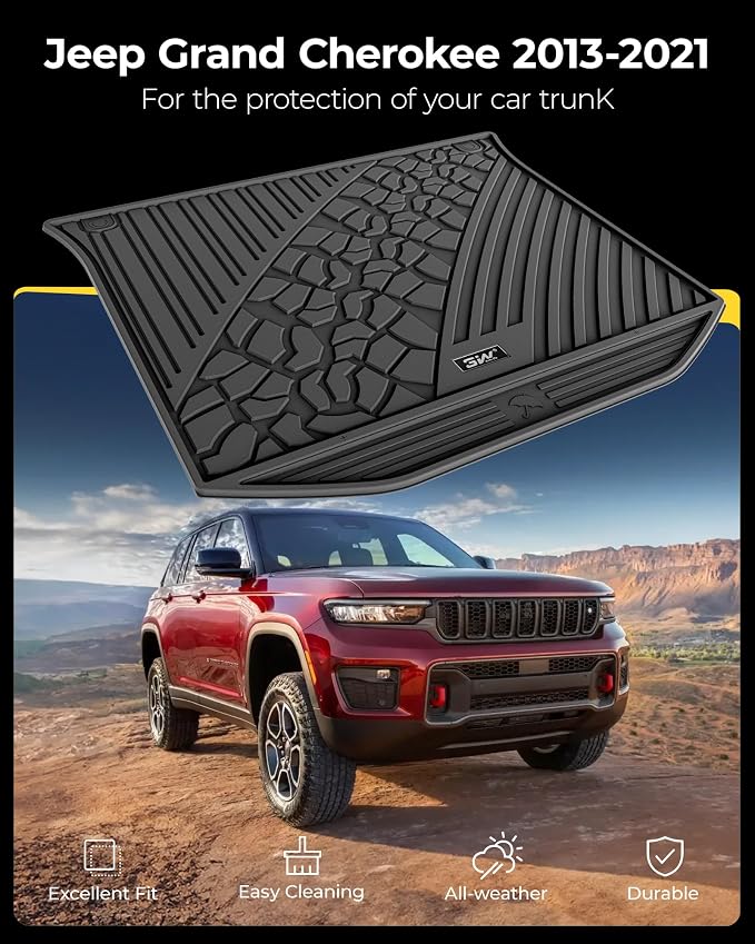 3W Cargo Liner Fit for Jeep Grand Cherokee 2013-2021/ Grand Cherokee WK 2022 - Image 2