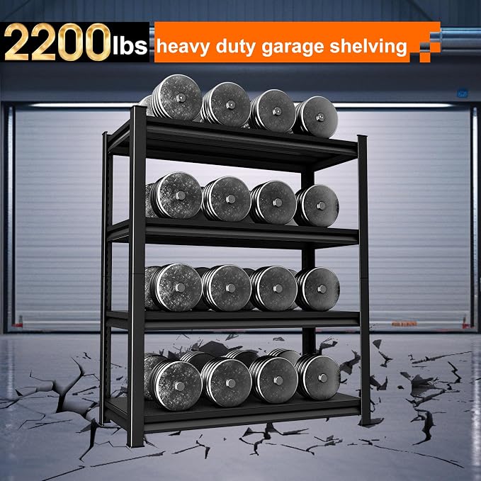 Garage Storage Shelves Heavy Duty, 48”W Garage Shelving and Storage Rack - Image 6