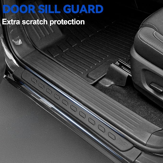 Floor Mats Set for 2022-2025 Nissan Pathfinder 7/8 Seats Accessories, Full - Image 5