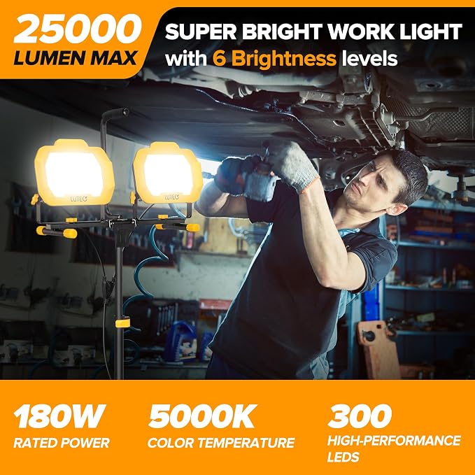 LUTEC 25000 Lumen LED Work Lights - Image 2
