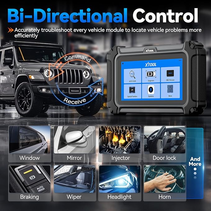 XTOOL IP500 for Jeep OBD2 Scanner, Full Systems Bi-Directional Scan Tool for - Image 5