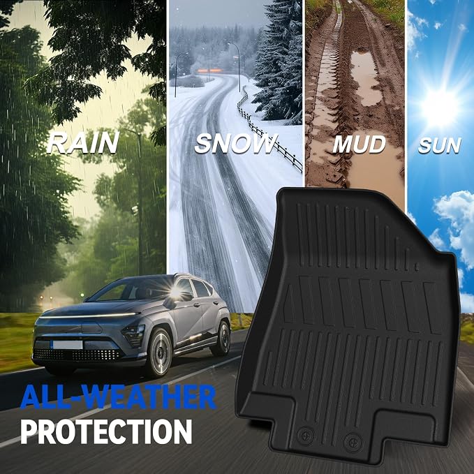 Floor Mats Set for 2022-2025 Nissan Pathfinder 7/8 Seats Accessories, Full - Image 8