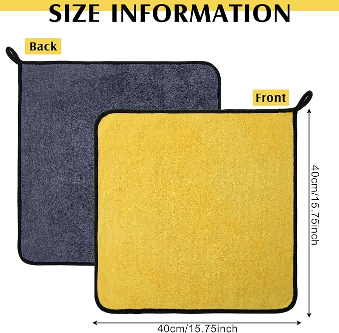 Nuenen 20 Pcs Microfiber Cleaning Towels - Image 4