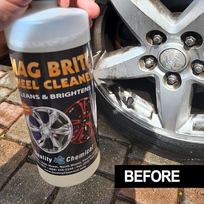 Quality Chemical Mag Brite/Acid Wheel and Rim Cleaner/Wheel and Tire Cleaner - Image 2