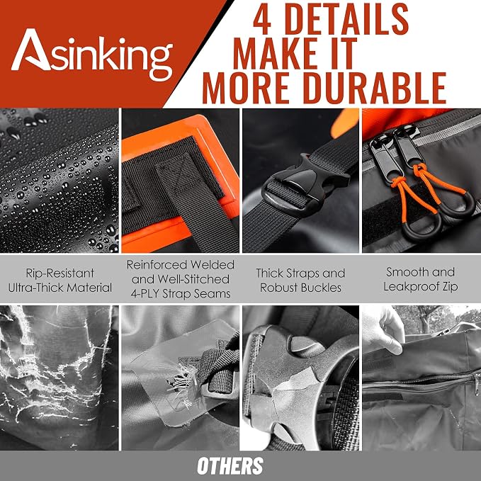Car Rooftop Cargo Carrier Bag, 15 Cubic Feet Waterproof Heavy Duty 840D Car - Image 6