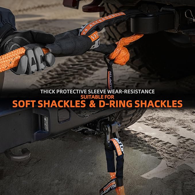 ALL-TOP Kinetic Rope Kit w/ 2 Soft Shackles, 1in x 30ft, Heavy Duty 30+% - Image 5