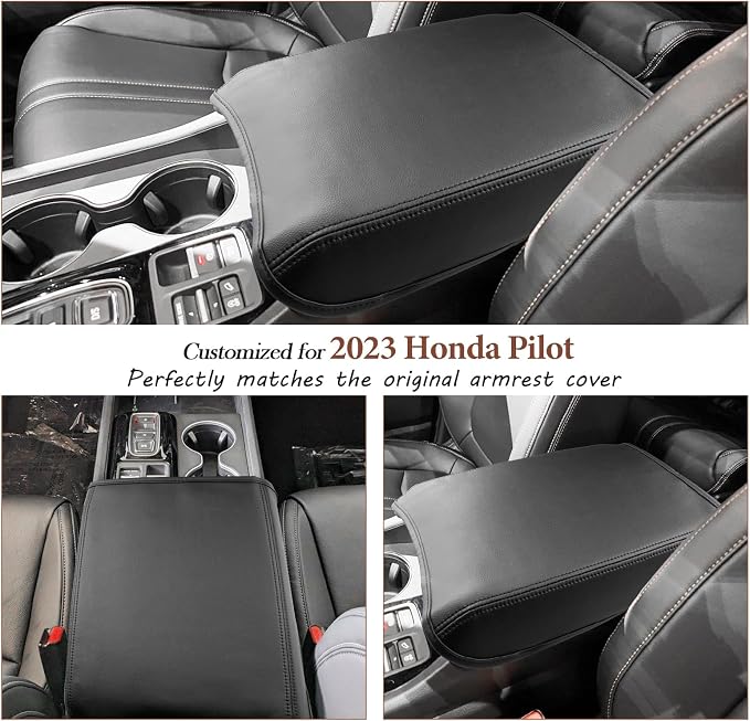 SKTU for 2023 2024 2025 Honda Pilot Armrest Cover for 2024 2025 2026 Honda - Image 2