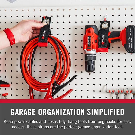VELCRO Brand Easy Hang Extension Cord Holder Organizer Variety Pack | Holds - Image 3