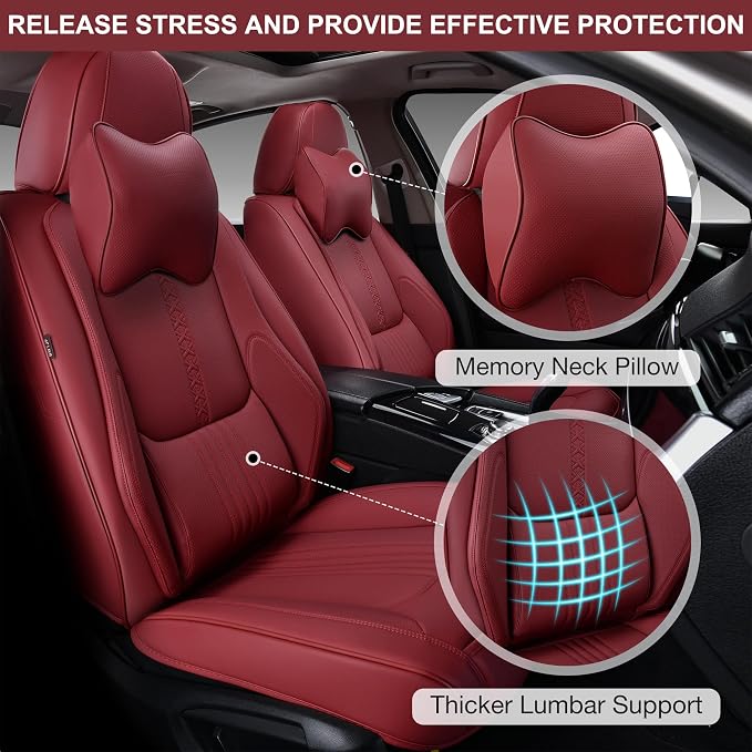 Car Seat Covers Full Set, Front and Rear Seat Covers - Image 3