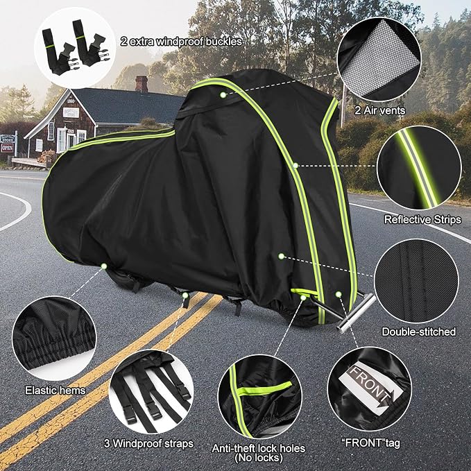Motorcycle Cover for Honda GL1500 GL1800, Honda Gold Wing 2001-2023 - Image 2