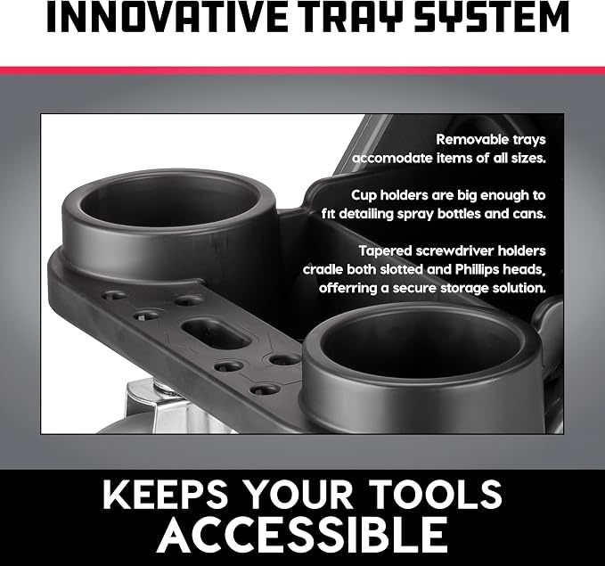 Powerbuilt Heavy-Duty Utility Rolling Seat Upgraded - Image 3
