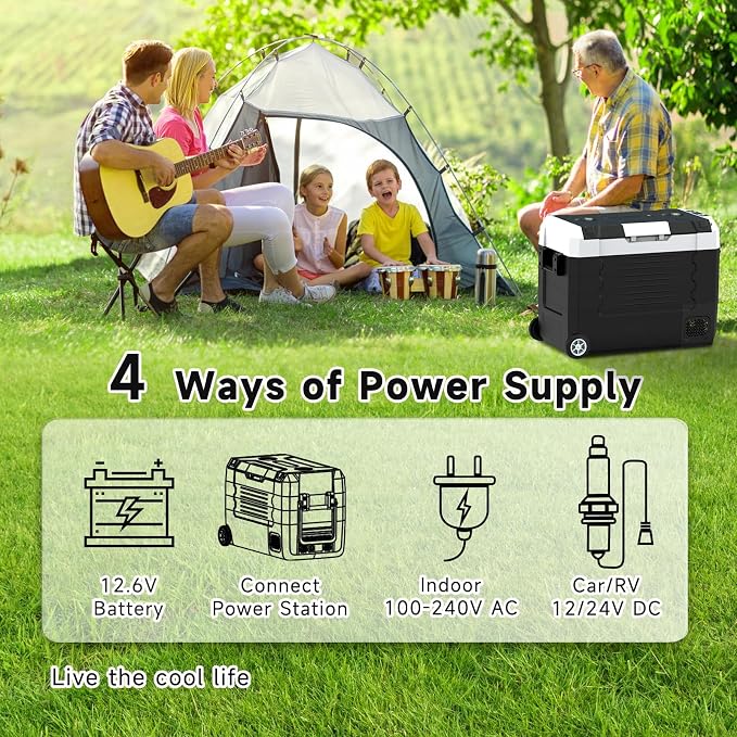 SubSun 12 Volt Car Refrigerator, 37QT Portable Fridge Freezer, Compressor - Image 5