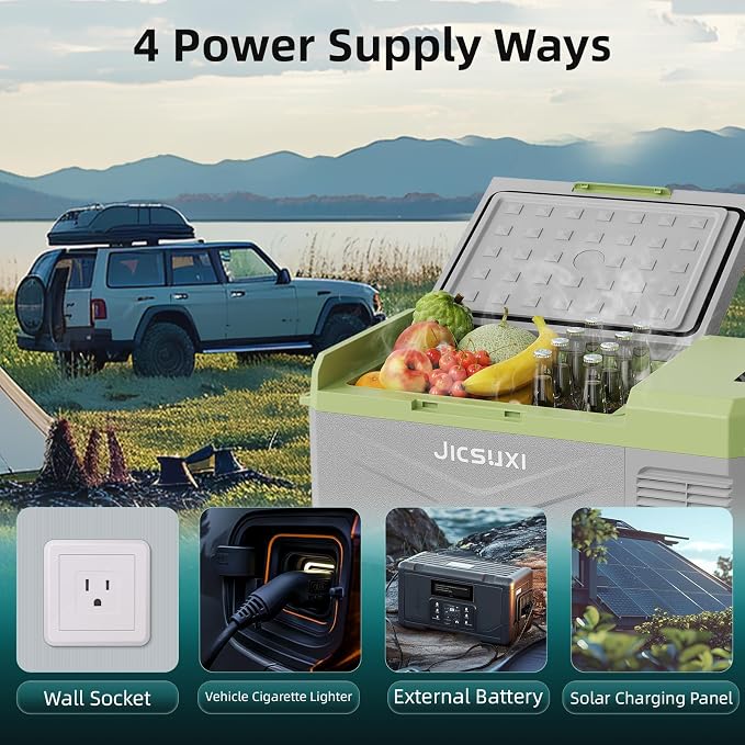 12V Car Refrigerator, 17 Quart Portable Freezer 12 Car Fridge Compressor - Image 6