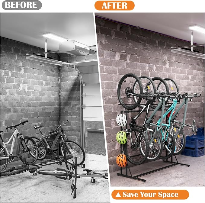 OYEAL Bike Rack Garage Floor Bike Storage Stand - Image 6