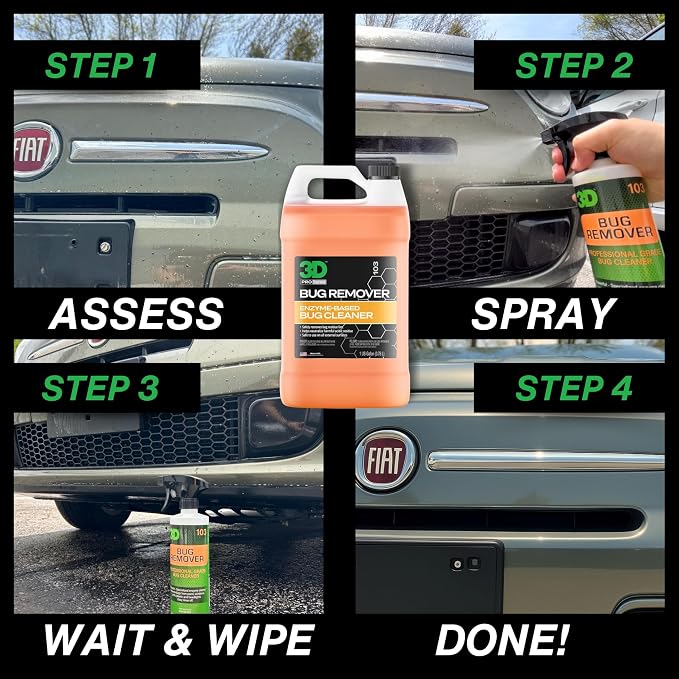 3D Bug Remover - All Purpose Exterior Cleaner & Degreaser to Wipe Away Bugs on - Image 2