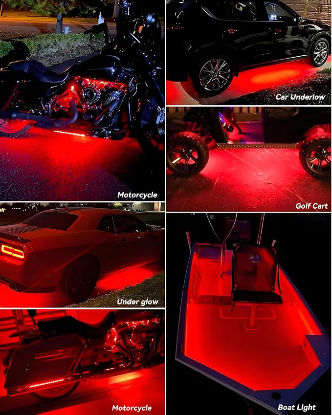 Keiurot 12V Led Light Strip 32CM Waterproof LEDs Light Strips - Image 4