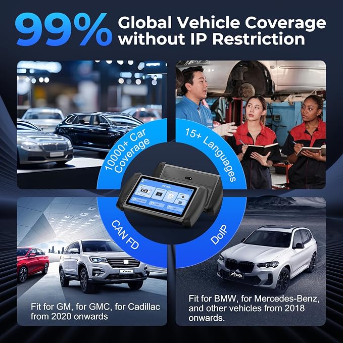 XTOOL IP819 V2.0 Bidirectional Scan Tool, 2025 Upgraded OBD2 Scanner - Image 6