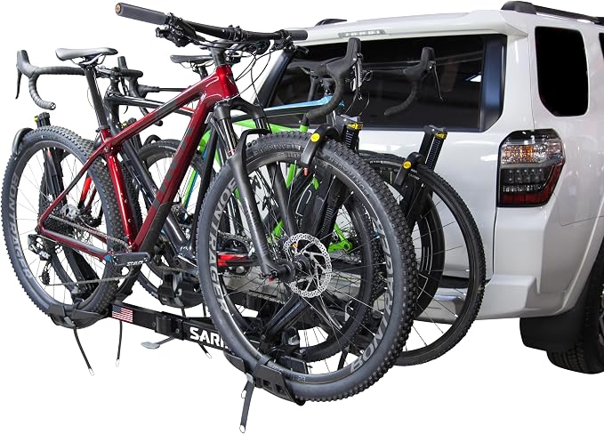 Saris SuperClamp EX 4-Bike Hitch Rack – Lightweight Platform Bike Carrier - Image 3