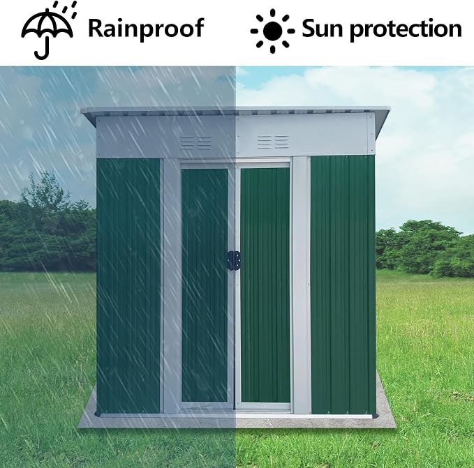 5x3 FT Outdoor Storage Shed - Image 5