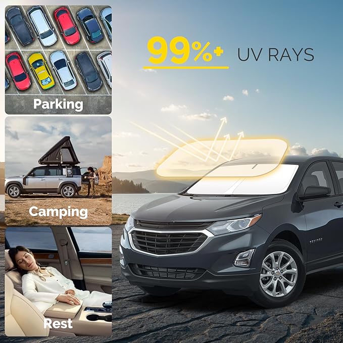 Car Windshield Sun Shade Compatible - Image 2