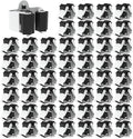 3-H Broom Hanger, Mop Holder Wall Mount 50 Pack, Broom Holder Wall Mount by 3-H