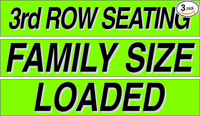 Ez-line Vinyl Windshield Stickers 3 Dozen 15 Inch Chartreuse Slogan Dealership by CarBowz