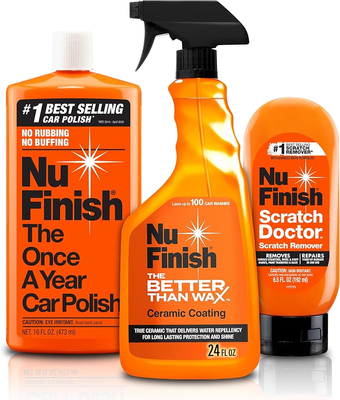 Nu Finish Exterior Finish Detailing Kit, Car Care Kit Protects Car Exterior by NuFinish