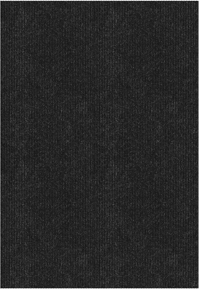 Ottomanson 6'6" x 12' Mud Mat Area Rug Scraper Carpet - Image 7